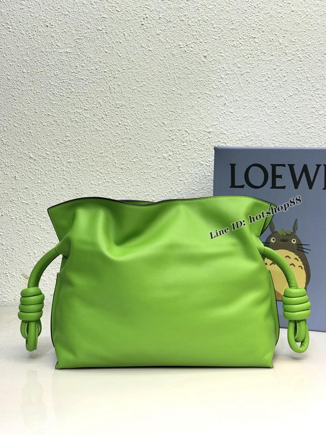 Loewe專櫃2022新款小牛皮肩背女包 羅意威Flamenco clutch系列升級版福袋大號 10856 lyw1148